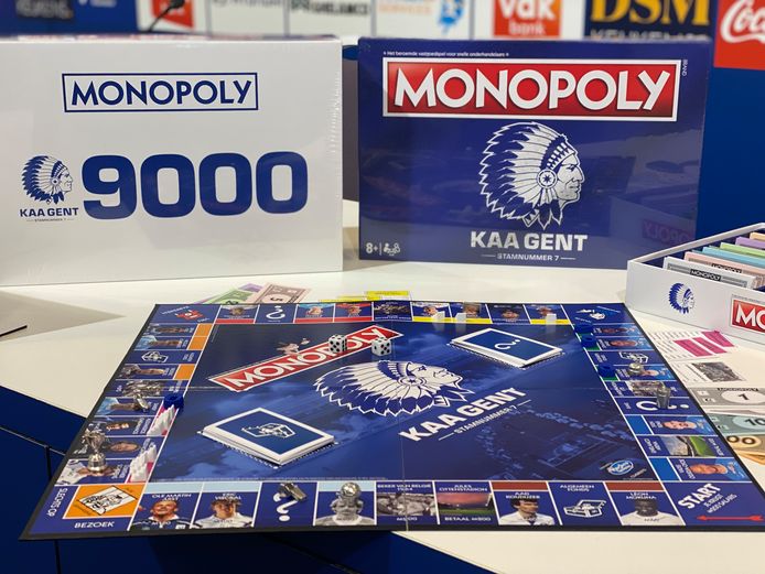 KAA Gent Monopoly. De witte doos is de limited edition.