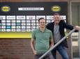 UNA is gestart met een Young Business Club met Marco Neggers (l) en Eddy van Kemenade.