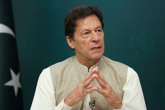 Voormalig Pakistaans premier Imran Khan in juni 2021.