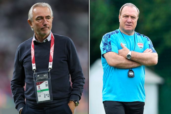 Bert van Marwijk en Dick Advocaat.
