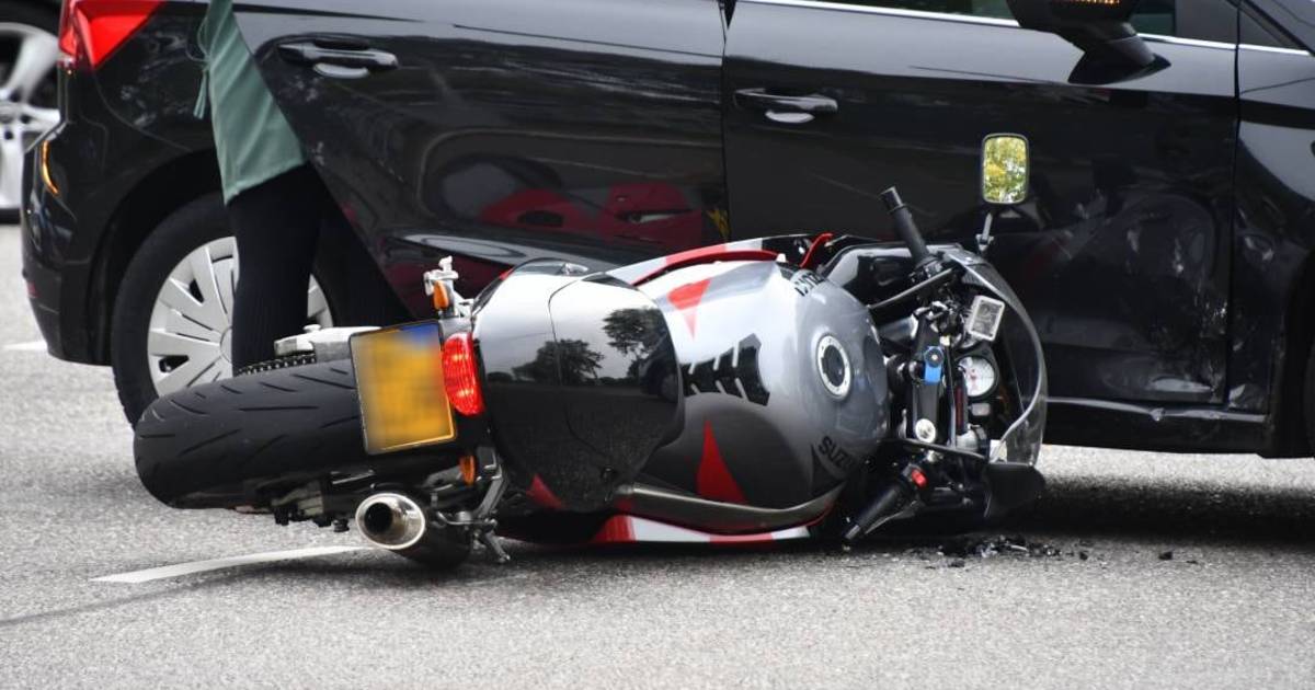 Motorrijder gewond bij botsing op Vlissingse kruising.