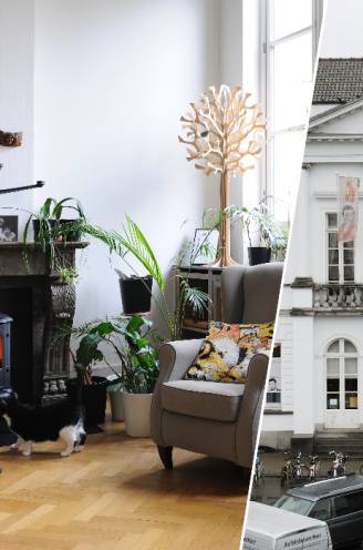 BINNENKIJKER. Annemie en Pascal toverden het oude Kortrijkse casino om tot bekende boekhandel mét woonhuis