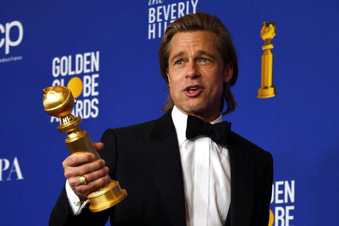 Brad Pitt viel dit jaar nog in de prijzen op de Golden Globes.