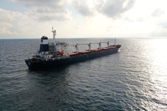 Schip Razoni op de Zwarte Zee.