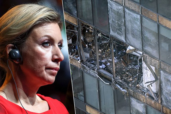 De woordvoerster van het Russische ministerie van Buitenlandse Zaken Maria Zakharova heeft de reeks droneaanvallen op Rusland vergeleken met de 9/11-aanslagen.