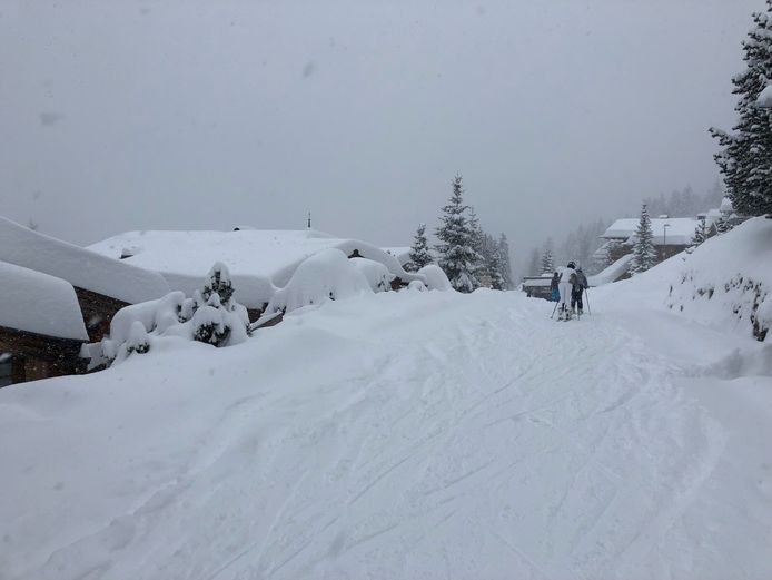 In het skigebied van Königsleiten viel er de afgelopen dagen al veel verse sneeuw.