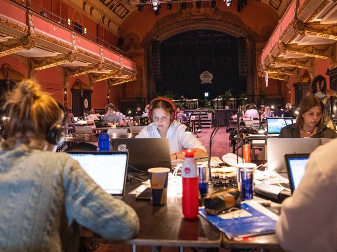 Drie dagen dag en nacht blokken in de Vooruit, met animatie van de Red Bull Study Club
