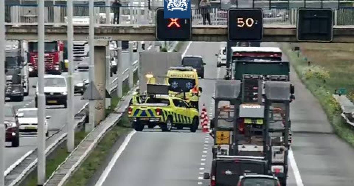 Ongeluk op A58 bij Oirschot zorgt voor forse vertraging.