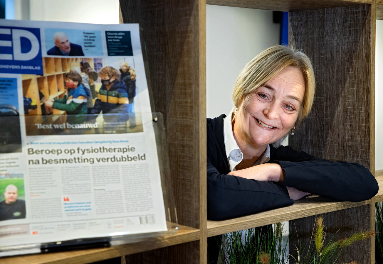 Gerda van der Poel, verantwoordelijk voor de bezorging van onder meer het ED, probeert er alles aan te doen om  bezorgproblemen te verlichten.