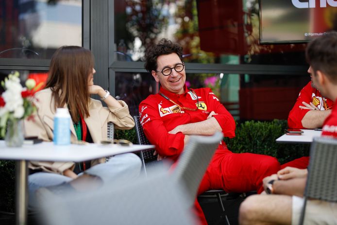 Mattia Binotto, teambaas van Ferrari.