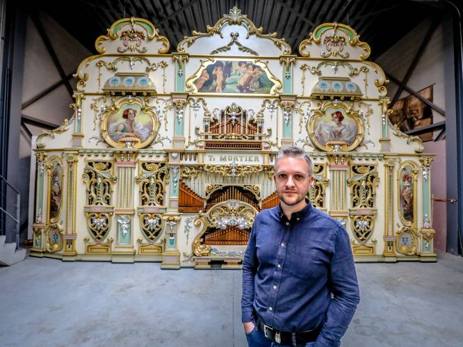 Jongste draaiorgelbouwer van het land Alberic (36) opent atelier: “Tot wel 1 miljoen onderdelen in één muziekinstrument”