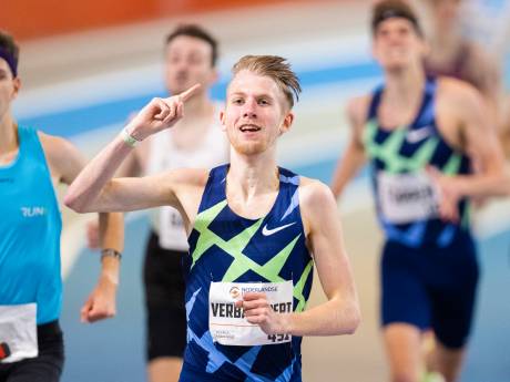 Zelfverzekerde Tim Verbaandert loopt naar nationale titel op de 1500 meter: ‘Even herstellen en dan nog een keer op de 3000’