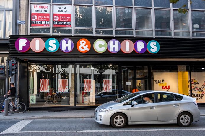 Antwerpenaren zullen in de toekomst niet meer kunnen shoppen bij het eigenzinnige Fish & chips.