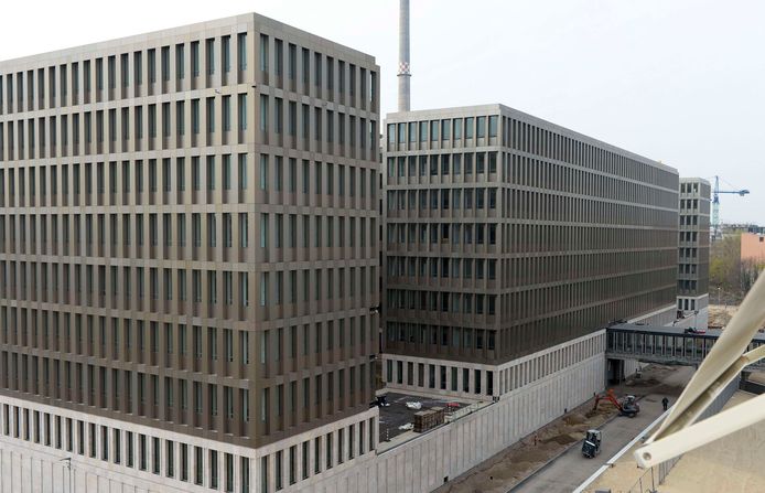 Het hoofdkantoor van de BND (Bundesnachrichtendienst) in Berlijn.