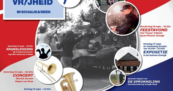 Schaijk en Reek vieren samen 75 jaar vrijheid | Bevrijding 75 jaar - BD.nl
