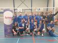 De volleyballers van Forza vieren de titel in de eerste klasse A.