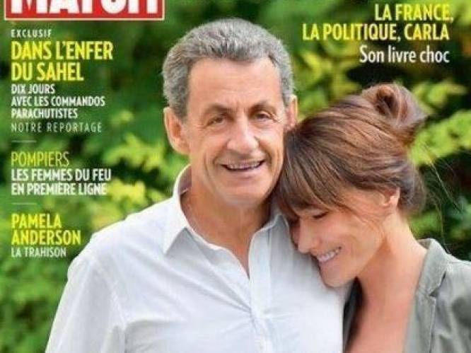 Nicolas Sarkozy plots een kop groter dan Carla Bruni op cover Paris Match en dan stelt het internet zich vragen