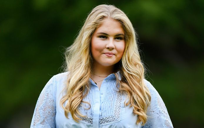 La princesse héritière néerlandaise Amalia. Selon les médias étrangers, elle entretiendrait une relation naissante avec le prince belge Gabriel.