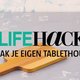 Handige video: maak je eigen tablethouder