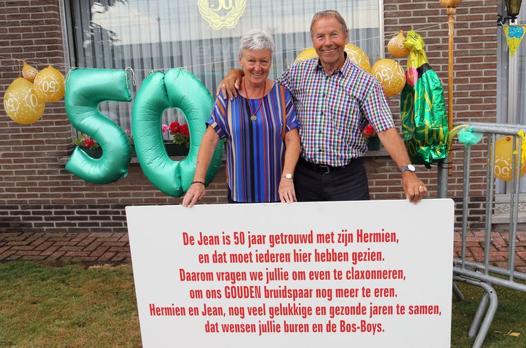 Welp Jean en Hermine vieren 50 jaar huwelijksgeluk | Geel | In de buurt MD-16