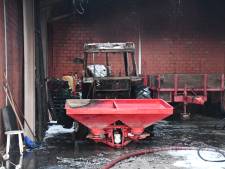 Korte, uitslaande brand in landbouwschuur Zuiddorpe