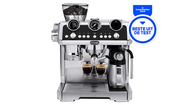 De beste espressomachine is ruim drie keer duurder dan de nummer 2 ...