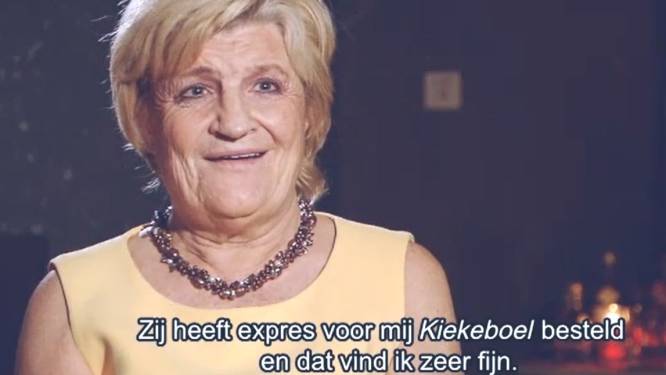 Marina Wally in Komen Eten: "Ze heeft expres voor mij Kiekeboel besteld"