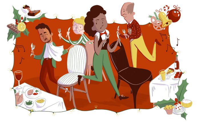 Wie met Kerstmis buiten de deur wil eten, moet opschieten. Veel restaurants zijn die dagen al volgeboekt.