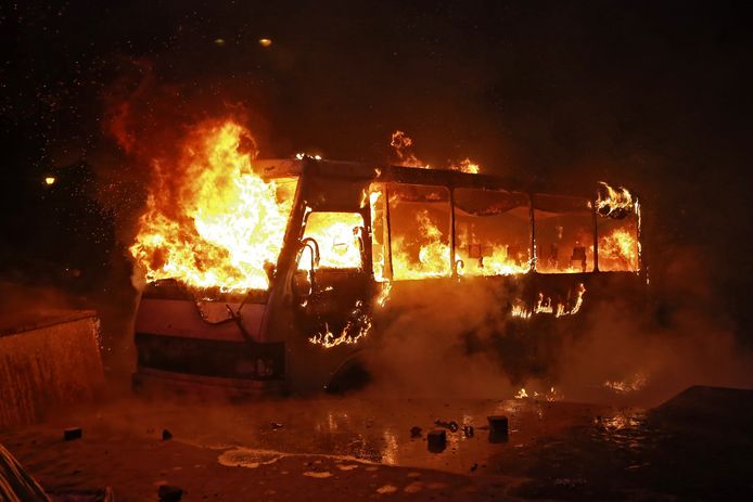 Zes bussen gingen in vlammen op. Foto ter illustratie.