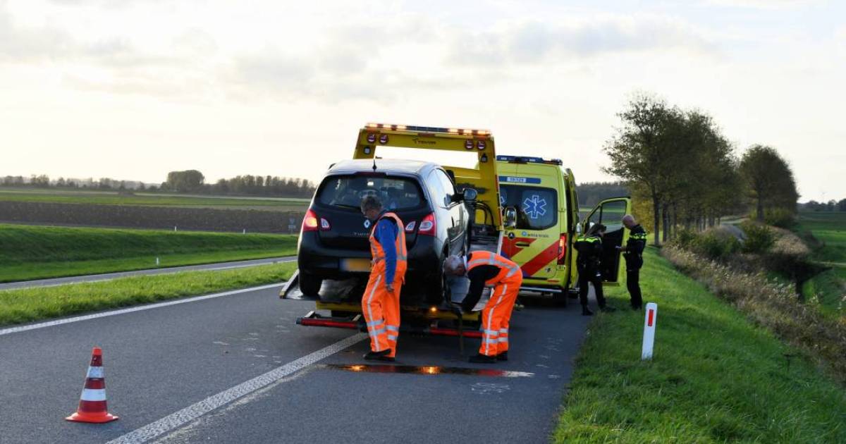 Gewonde bij ongeval bij Colijnsplaat.