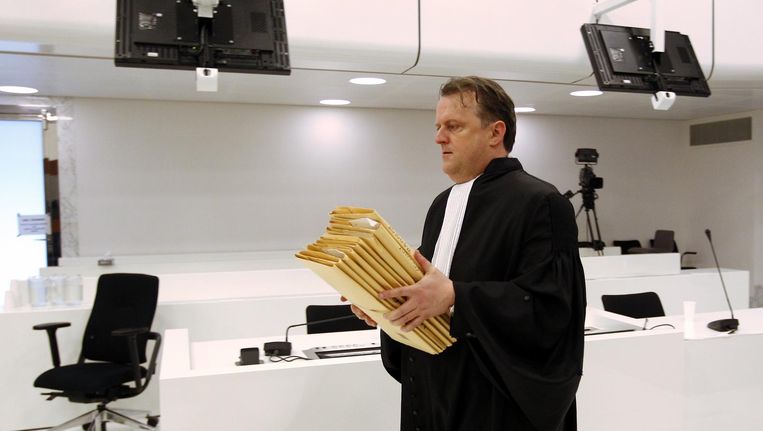 Richard Korver, advocaat van Remco P. Hij wil uitstel van de zaak voor nader onderzoek. Beeld anp