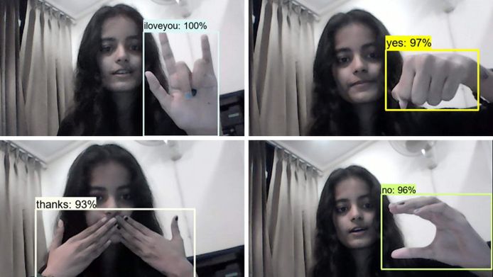 Priyanjali Gupta, une étudiante indienne en ingénierie, a mis au point un logiciel qui peut traduire le langage des signes.