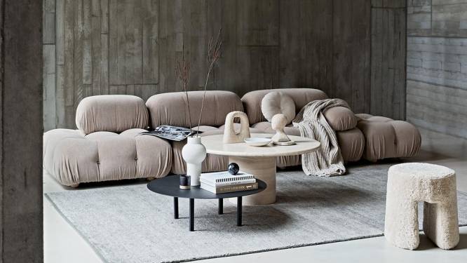 Natuurstenen salontafel is de eyecatcher van je woonkamer