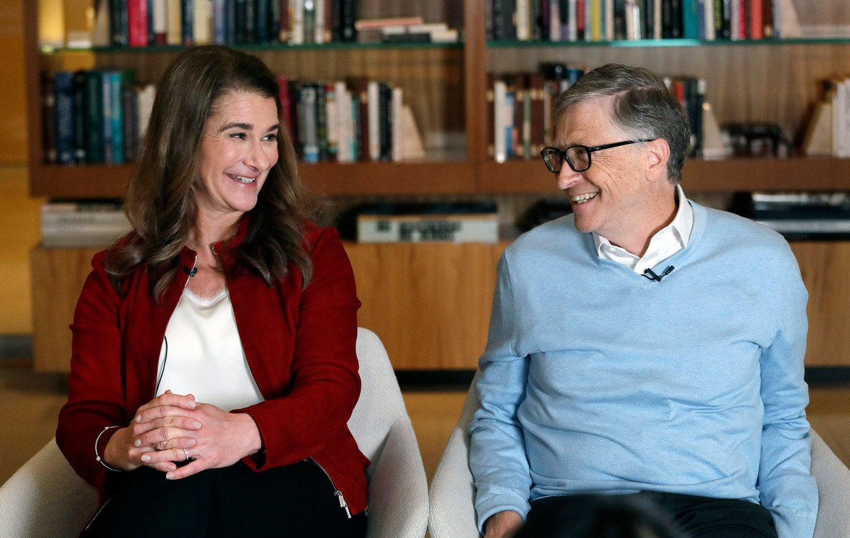 Melinda en Bill Gates waarschuwen voor ‘seksistische data’. Beeld AP