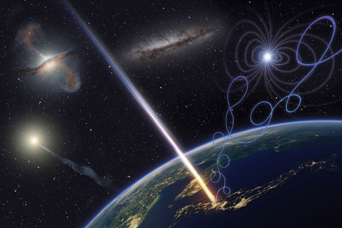 Volgens de astronomen is er dus waarschijnlijk een onbekende bron die dit soort energierijke straling uitstuurt.