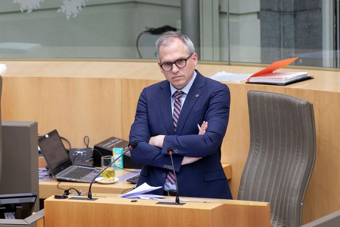 Vlaams minister van Financiën Matthias Diependaele (N-VA)