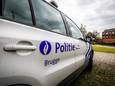 politie Brugge stockfoto's