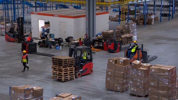 Entrepôt Alibaba à Liège.