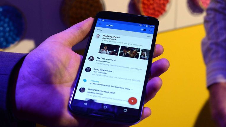 Een Android-telefoon. Beeld afp