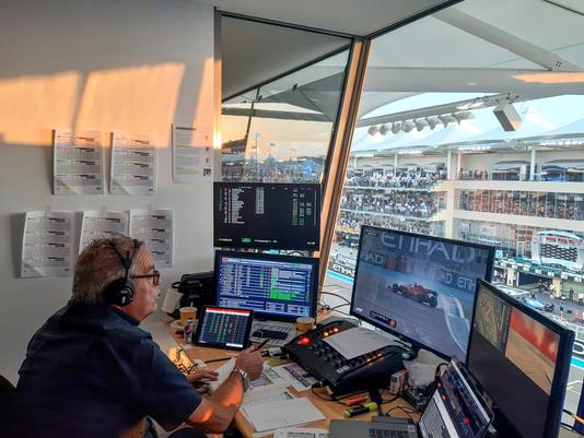 2019
Formule 1 commentator Olav Mol in zijn commentaarpositie