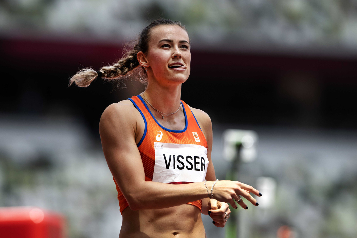 Nadine Visser plaatst zich bij eerste indooroptreden direct voor WK