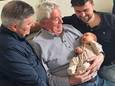 Lewis, Lorens, Rudy en Corneel Michielsen.