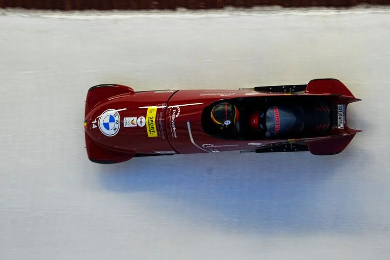An Vannieuwenhuyse en Sara Aerts. Beeld REUTERS