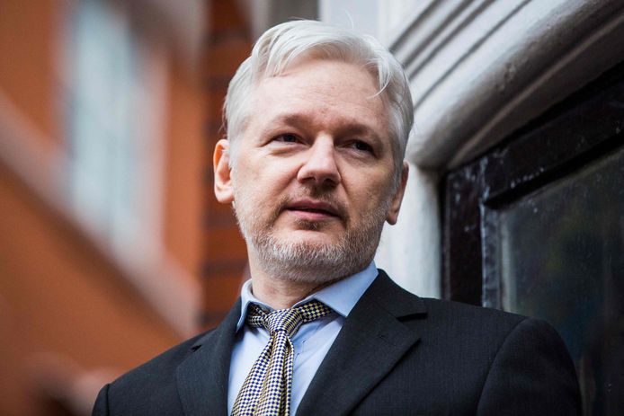 Wikileaks-oprichter Julian Assange in 2016.