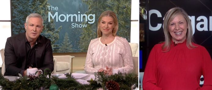 Lesley Horton (right) has arrived on the US Breakfast show 