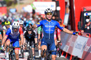 Fabio Jakobsen won de vierde Vuelta-etappe.