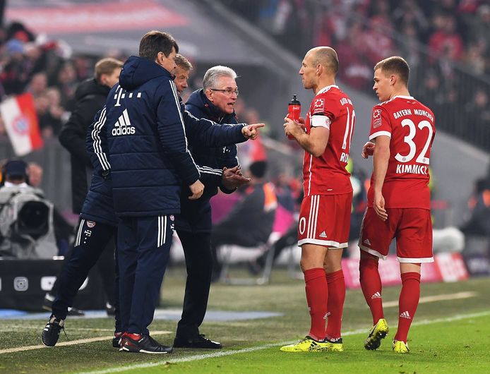 Jupp Heynches en Arjen Robben
