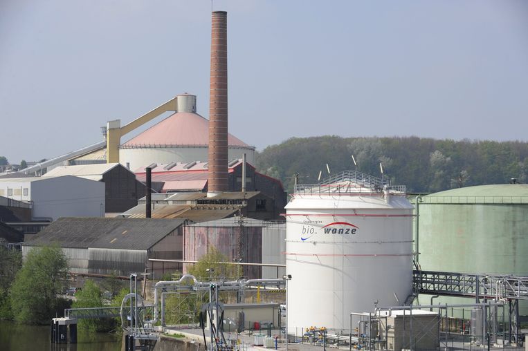 Een productiesite voor bio-ethanol in Wanze. Beeld BELGA