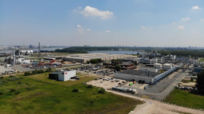 De 3M-fabriek in Zwijndrecht.