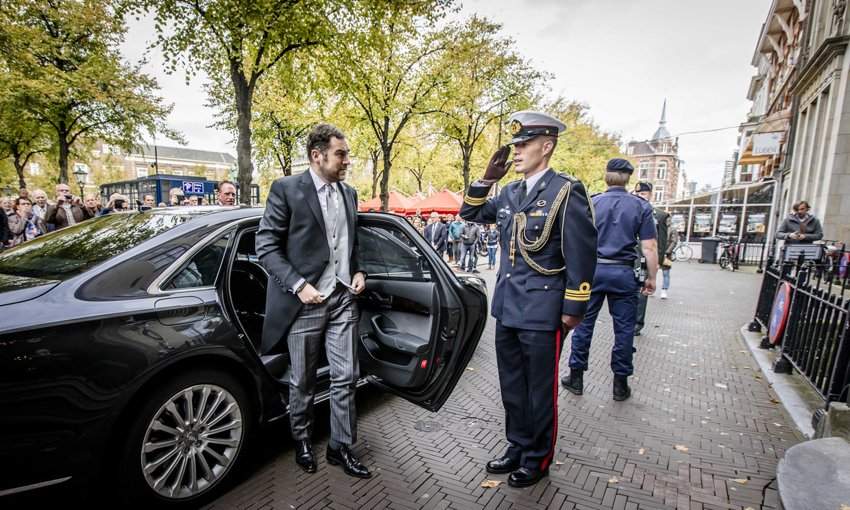 Klaas Dijkhoff is de nieuwe minister van defensie in het demissionaire kabinet. Beeld ANP